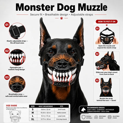 Bloody Dog Costume Mask