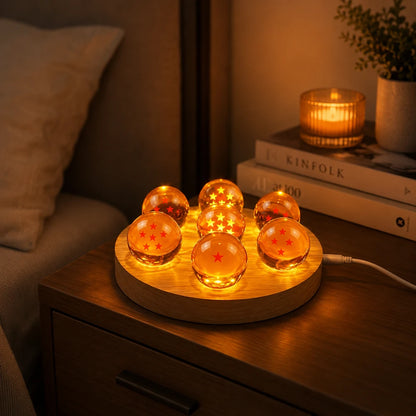 Anime LED Crystal Ball Lamp