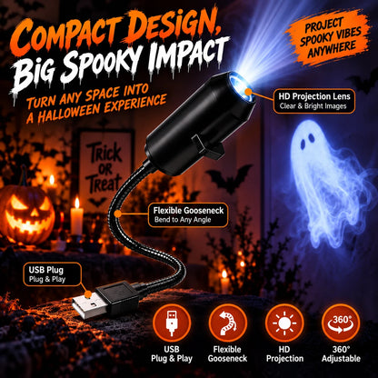 Halloween LED Projector Night Light