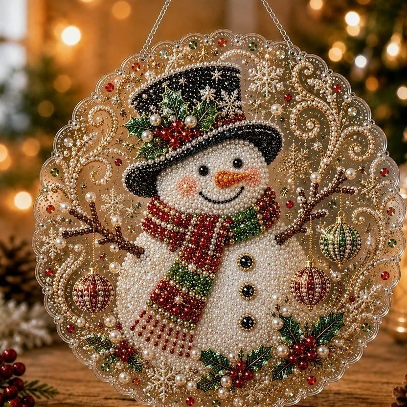 DIY Christmas Pearl Diamond Ornament Kit