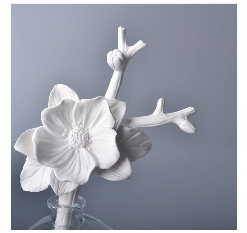 Home Fragrance Decoration, Decorative Accessories,  Ceramic Flower For Interior Fragrance Diffuser