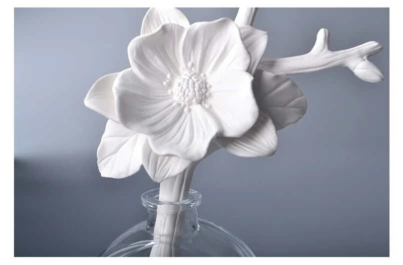 Home Fragrance Decoration, Decorative Accessories,  Ceramic Flower For Interior Fragrance Diffuser