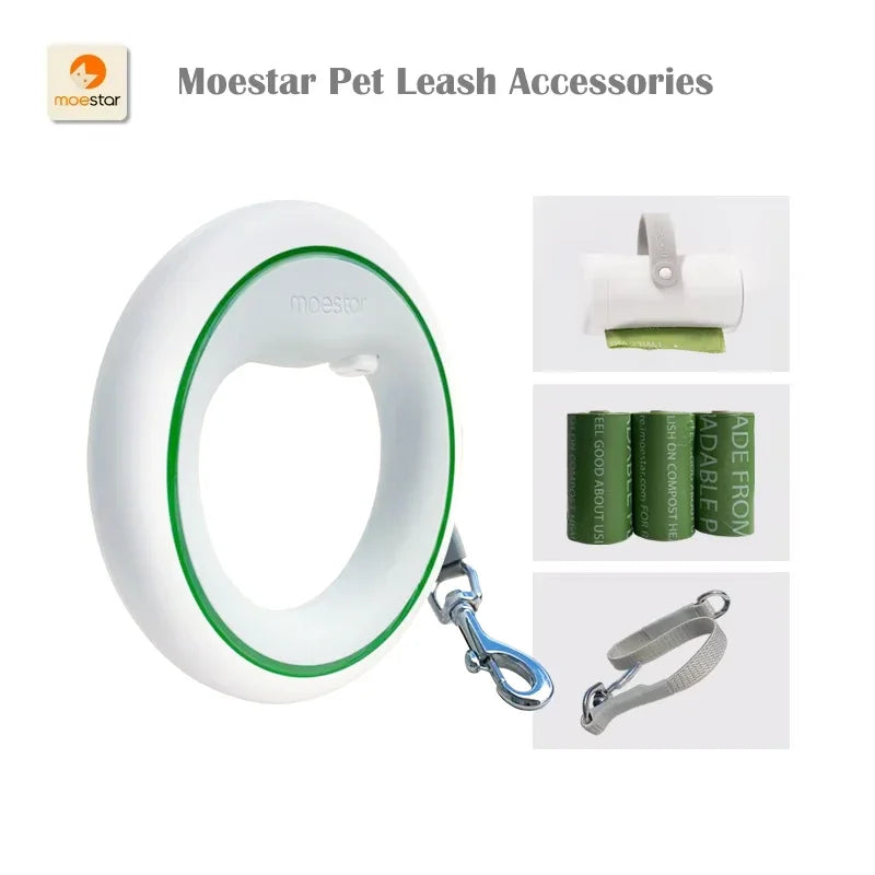Pet Leash Accessories Pet Poop Bag Dispenser Extension Belt for 2 Pet Replaceable Belt Poop Bags