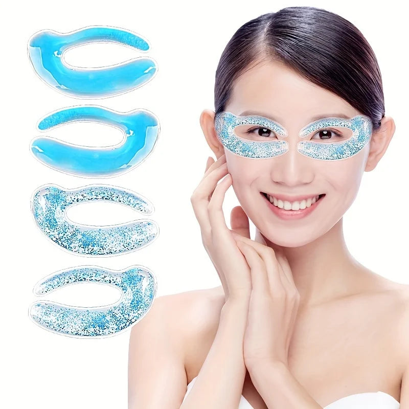 Cold Compress Gel Eye Patch Physical Cooling Double Eyelid Eye Cold & Hot Compress Facial Care Tool for Beauty and Personal Care