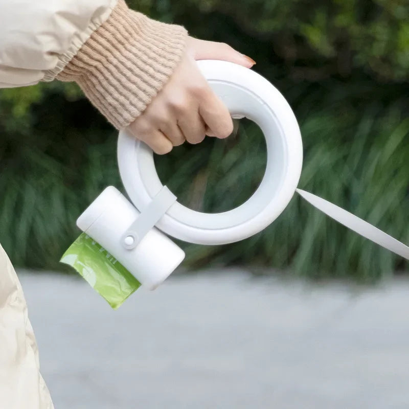 Pet Leash Accessories Pet Poop Bag Dispenser Extension Belt for 2 Pet Replaceable Belt Poop Bags