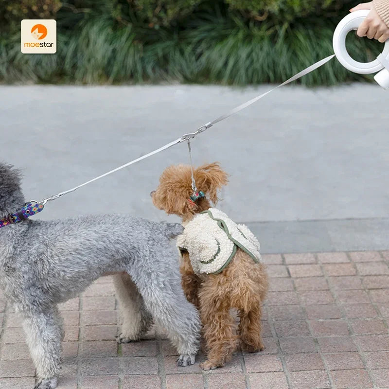 Pet Leash Accessories Pet Poop Bag Dispenser Extension Belt for 2 Pet Replaceable Belt Poop Bags