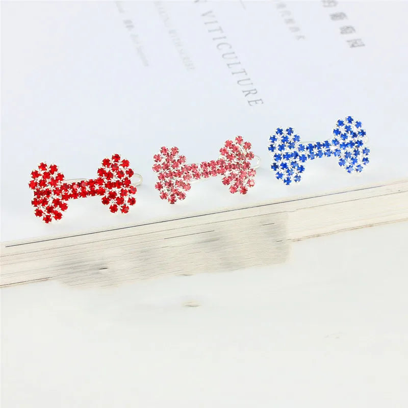 Pet Lovely Hairpins Dog Accessories Pet Dog Bows Hair Clips for Puppy Dogs Cat Yorkie Teddy Hair Grooming Pet Hair Accessories