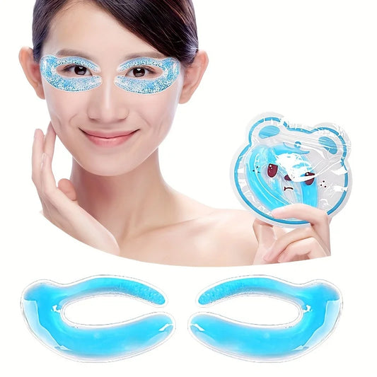 Cold Compress Gel Eye Patch Physical Cooling Double Eyelid Eye Cold & Hot Compress Facial Care Tool for Beauty and Personal Care