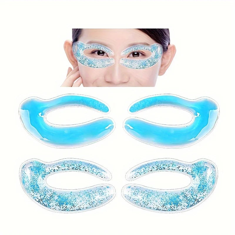 Cold Compress Gel Eye Patch Physical Cooling Double Eyelid Eye Cold & Hot Compress Facial Care Tool for Beauty and Personal Care