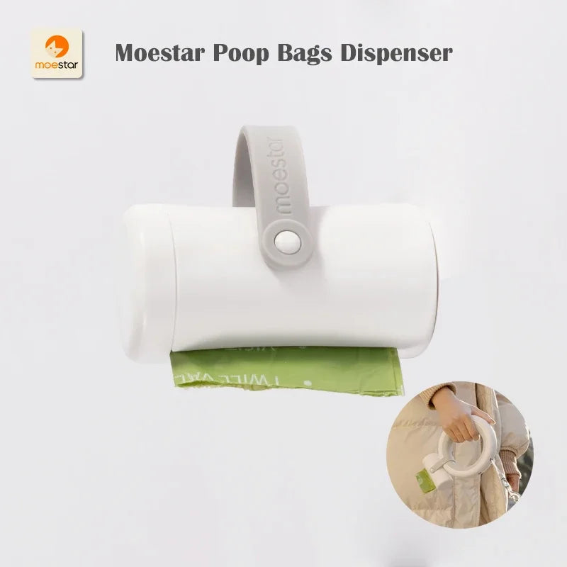Pet Leash Accessories Pet Poop Bag Dispenser Extension Belt for 2 Pet Replaceable Belt Poop Bags