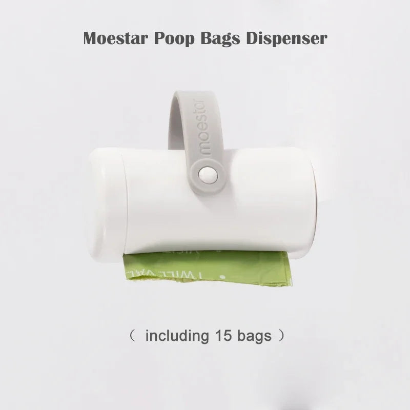 Pet Leash Accessories Pet Poop Bag Dispenser Extension Belt for 2 Pet Replaceable Belt Poop Bags