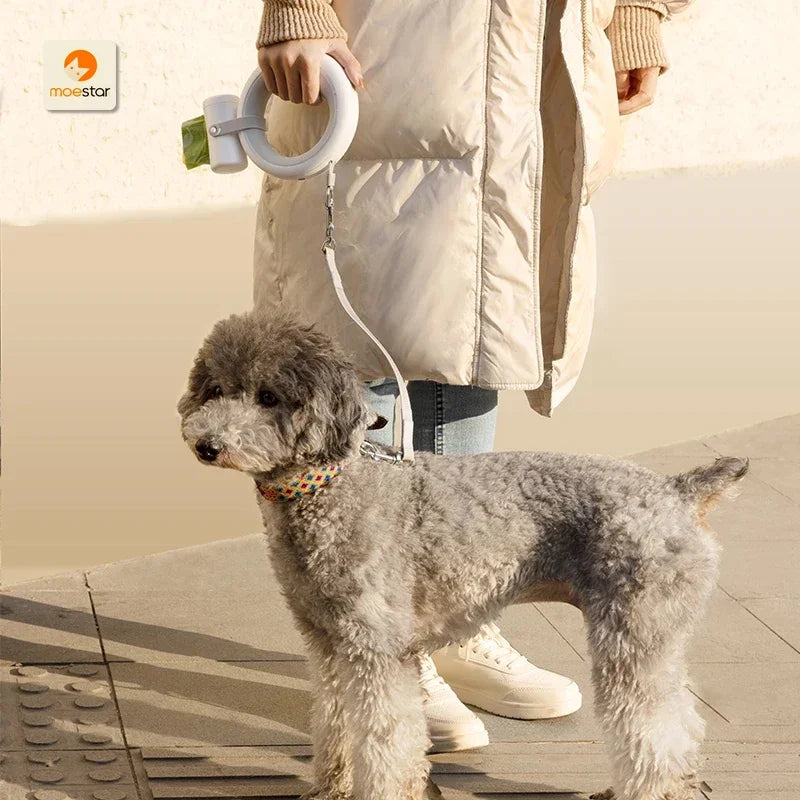 Pet Leash Accessories Pet Poop Bag Dispenser Extension Belt for 2 Pet Replaceable Belt Poop Bags