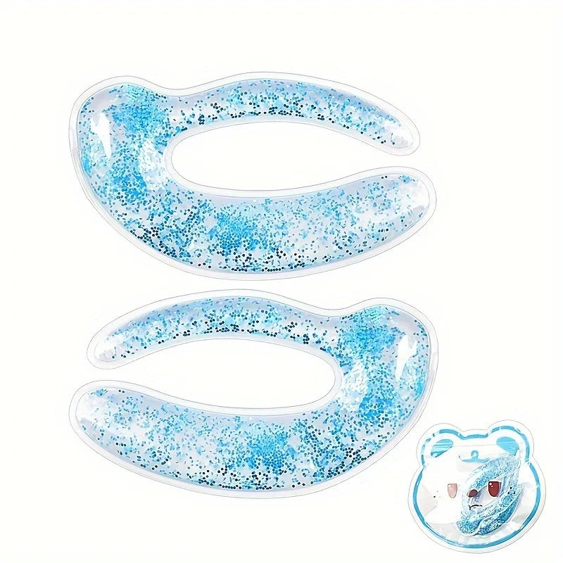 Cold Compress Gel Eye Patch Physical Cooling Double Eyelid Eye Cold & Hot Compress Facial Care Tool for Beauty and Personal Care